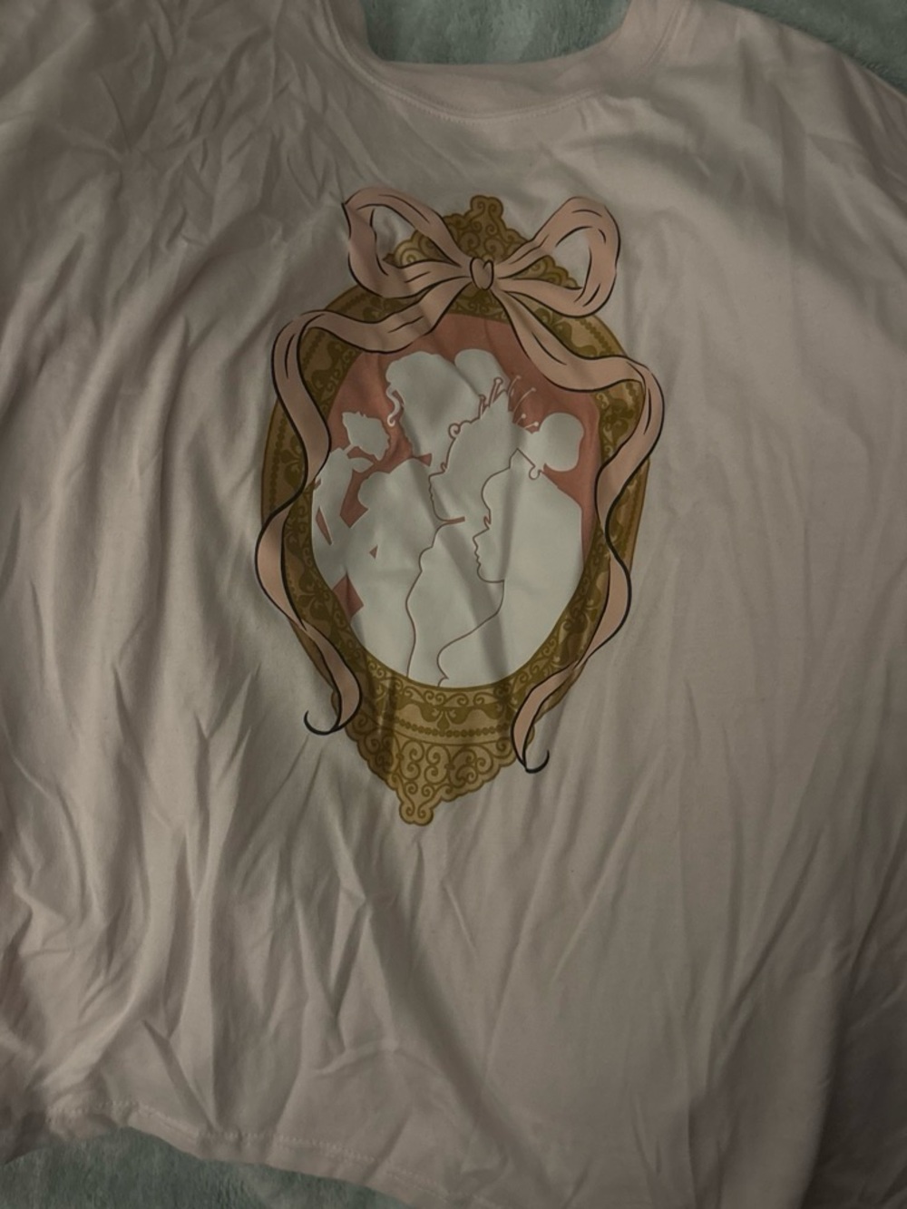 Disney Women's Pink Graphic Sleep Tee - Soft Crewneck